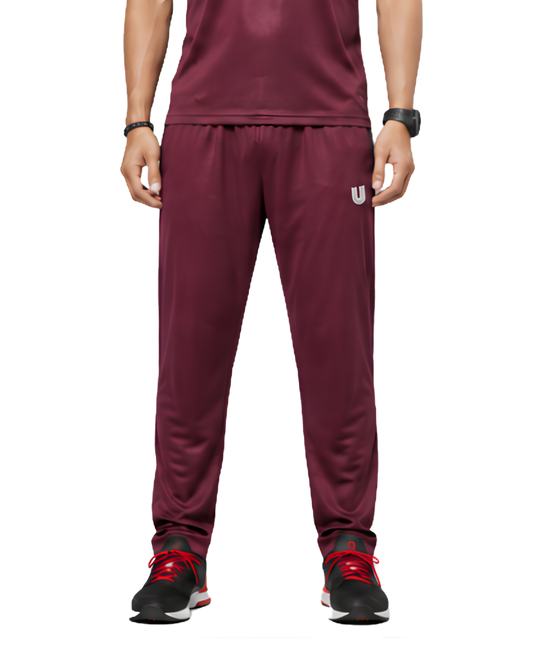 Men’s  Maroon Sports Track Pants