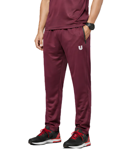 Men’s  Maroon Sports Track Pants